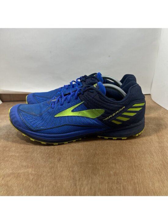 Brooks Mazama Men Size 12 Trail Running Shoes Lightweight Athletic Blue Yellow main image 6
